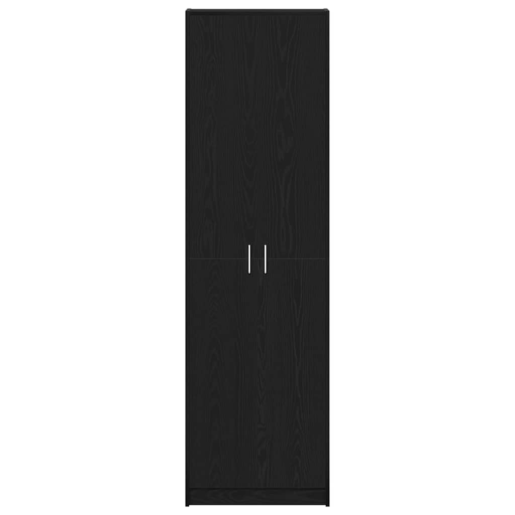 Wardrobe Black Oak 55 x 25 x 189 cm Engineered Wood