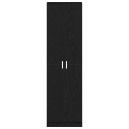 Wardrobe Black Oak 55 x 25 x 189 cm Engineered Wood