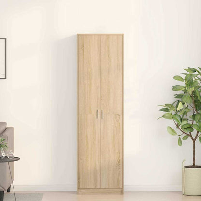 Wardrobe with Shelf Sonoma Oak 55 x 25 x 189 cm Engineered Wood