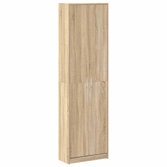 Wardrobe with Shelf Sonoma Oak 55 x 25 x 189 cm Engineered Wood