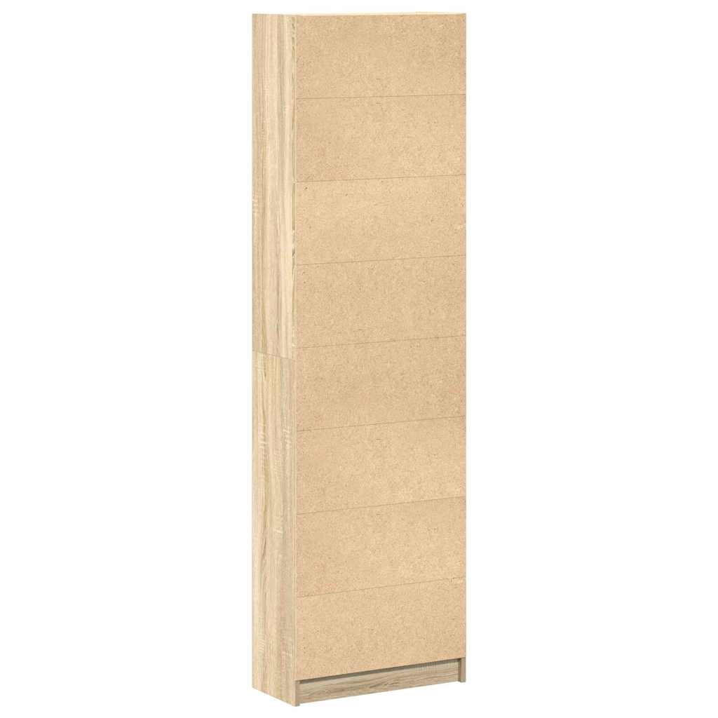 Wardrobe with Shelf Sonoma Oak 55 x 25 x 189 cm Engineered Wood