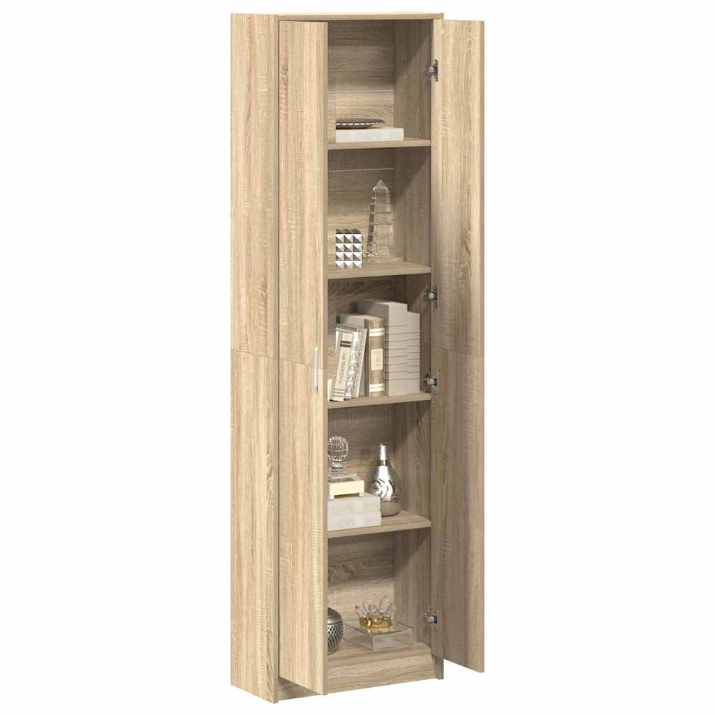 Wardrobe with Shelf Sonoma Oak 55 x 25 x 189 cm Engineered Wood