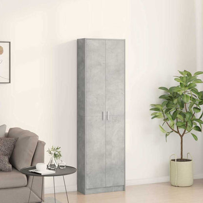 Wardrobe Concrete Grey 55 x 25 x 189 cm Engineered Wood