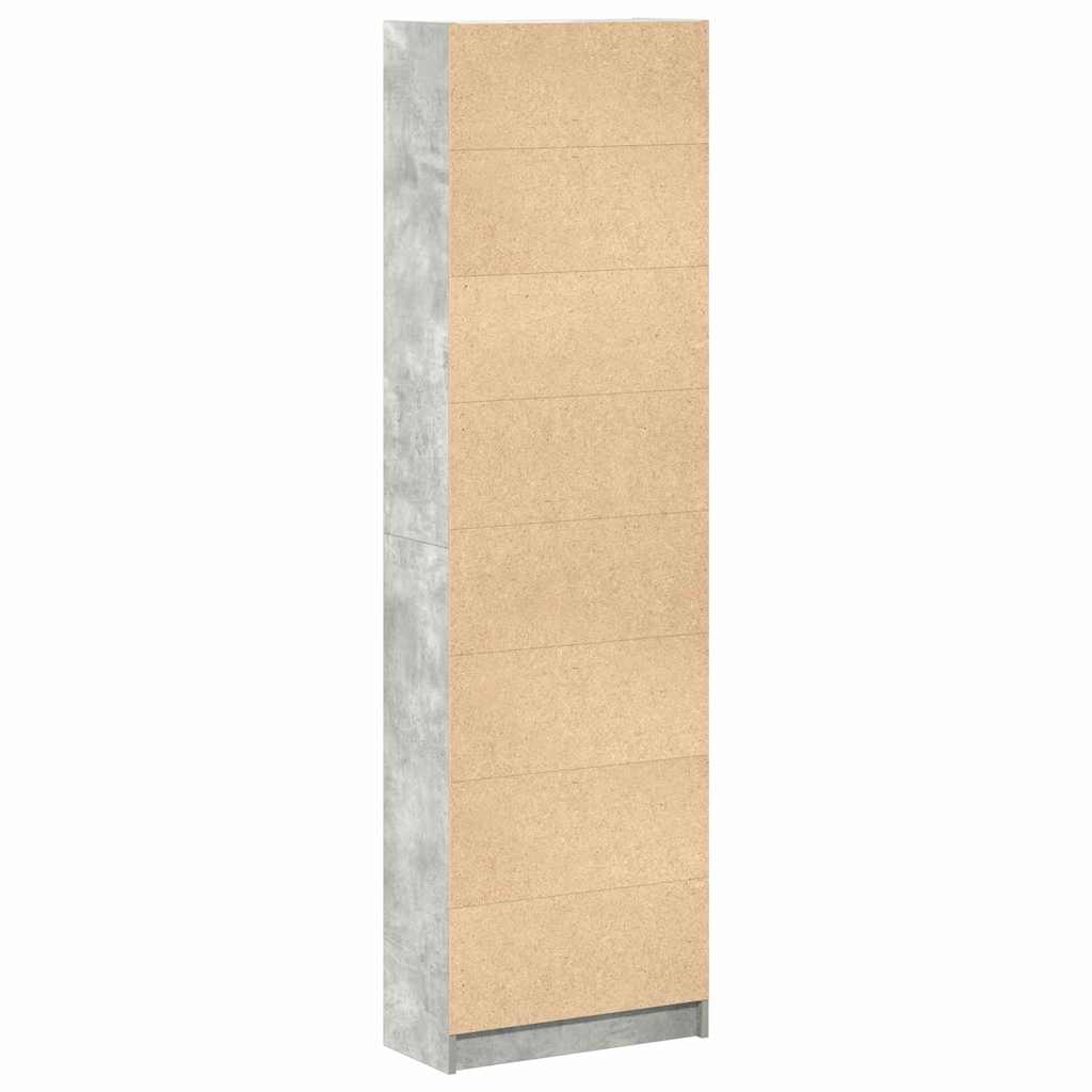 Wardrobe Concrete Grey 55 x 25 x 189 cm Engineered Wood