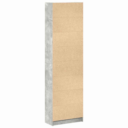 Wardrobe Concrete Grey 55 x 25 x 189 cm Engineered Wood