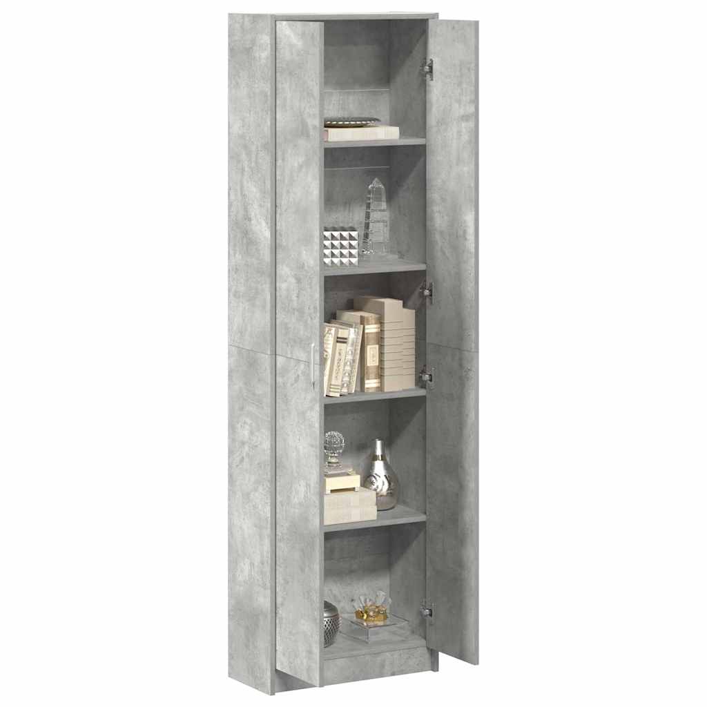 Wardrobe Concrete Grey 55 x 25 x 189 cm Engineered Wood