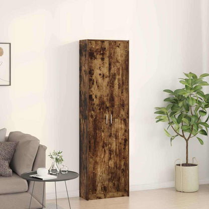 Wardrobe Smoked Oak 55 x 25 x 189 cm Engineered Wood