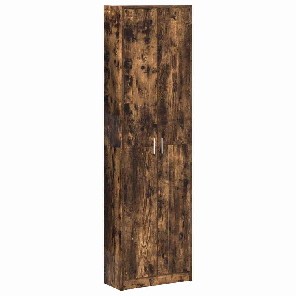 Wardrobe Smoked Oak 55 x 25 x 189 cm Engineered Wood