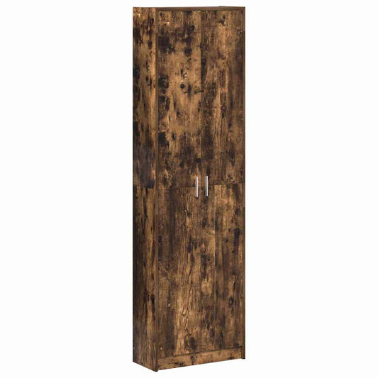 Wardrobe Smoked Oak 55 x 25 x 189 cm Engineered Wood