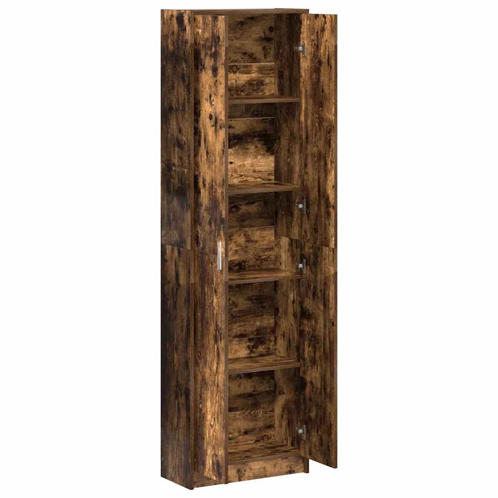 Wardrobe Smoked Oak 55 x 25 x 189 cm Engineered Wood