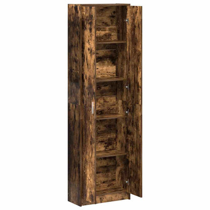 Wardrobe Smoked Oak 55 x 25 x 189 cm Engineered Wood