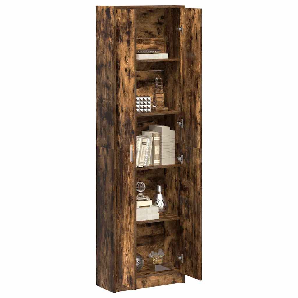 Wardrobe Smoked Oak 55 x 25 x 189 cm Engineered Wood