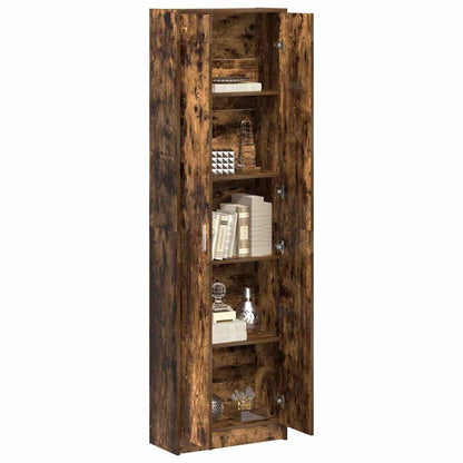 Wardrobe Smoked Oak 55 x 25 x 189 cm Engineered Wood