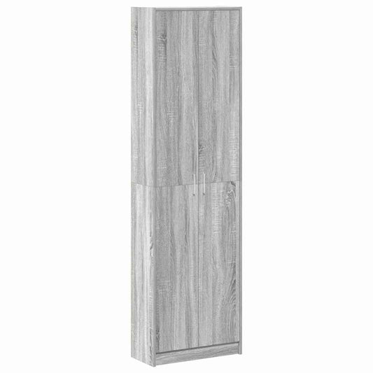 Wardrobe Grey Sonoma 55 x 25 x 189 cm Engineered Wood