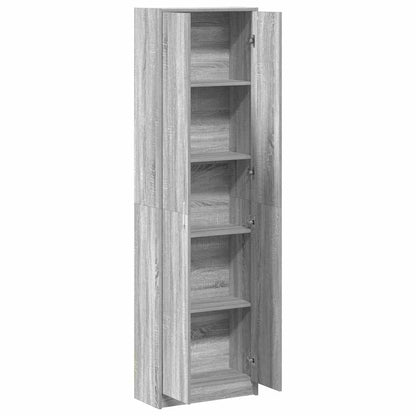 Wardrobe Grey Sonoma 55 x 25 x 189 cm Engineered Wood