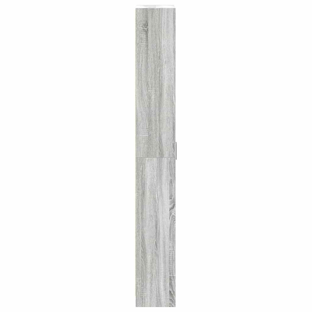 Wardrobe Grey Sonoma 55 x 25 x 189 cm Engineered Wood