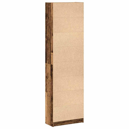 Wardrobe with Shelf Old Wood 55 x 25 x 189 cm Engineered Wood