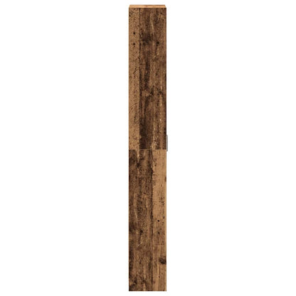 Wardrobe with Shelf Old Wood 55 x 25 x 189 cm Engineered Wood