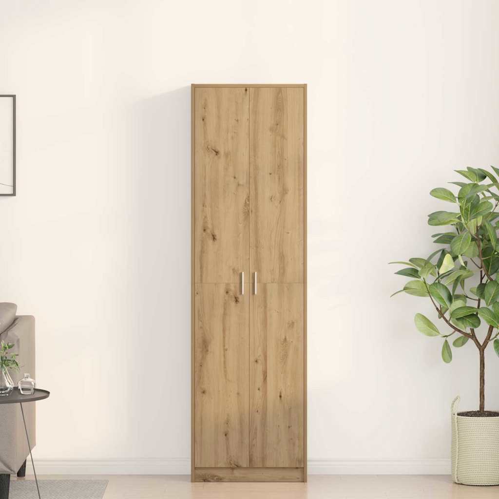 Wardrobe with Door Artisan Oak 55 x 25 x 189 cm Engineered Wood