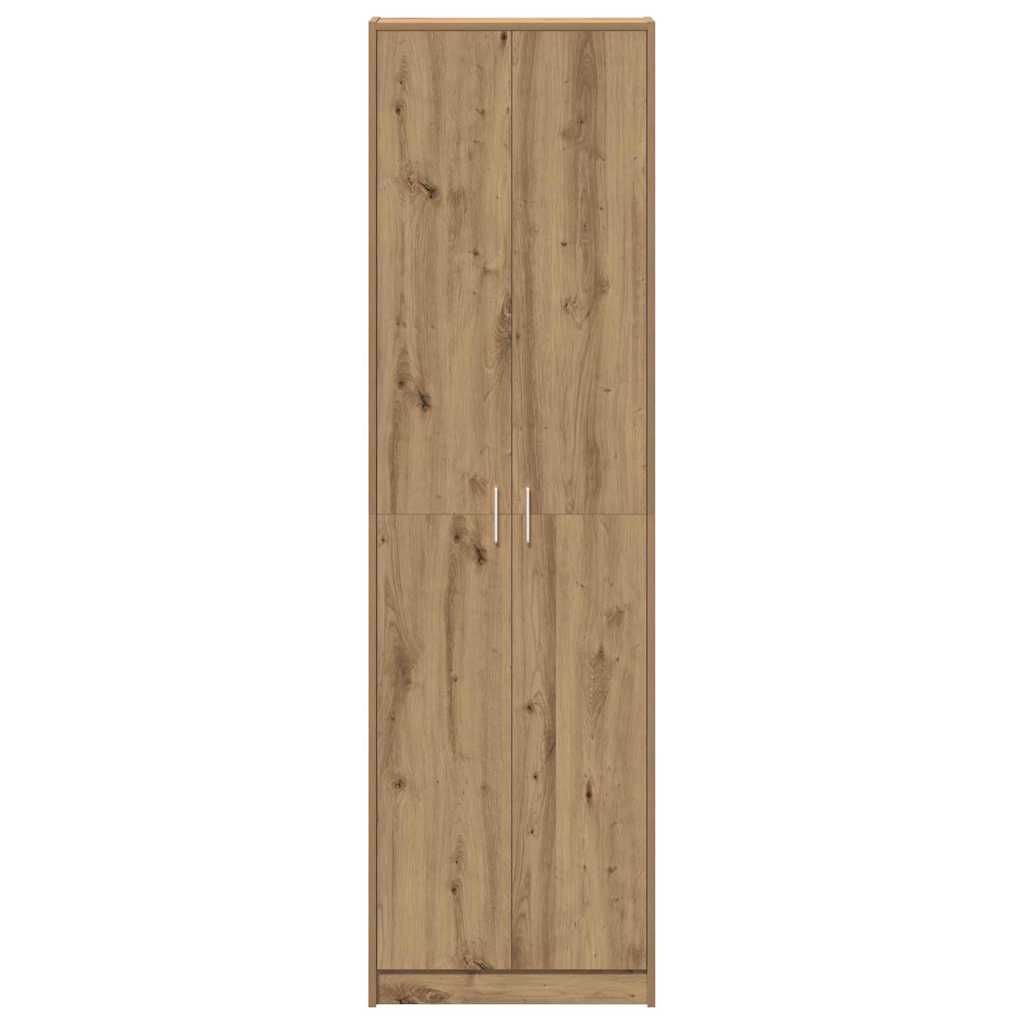 Wardrobe with Door Artisan Oak 55 x 25 x 189 cm Engineered Wood