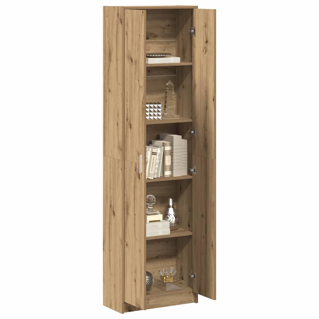 Wardrobe with Door Artisan Oak 55 x 25 x 189 cm Engineered Wood