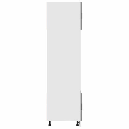Hanging Cabinet Black Oak 60 x 57 x 207 cm Engineered Wood