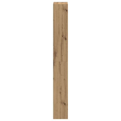 Shoe Cabinet 80 x 21 x 163.5 cm Engineered Wood Artisan Oak