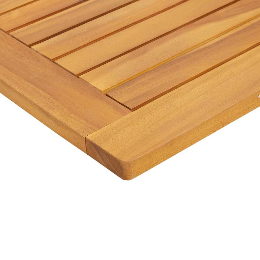 Table Top Oil Natural 80 x 40 x 2 cm Solid Acacia Wood