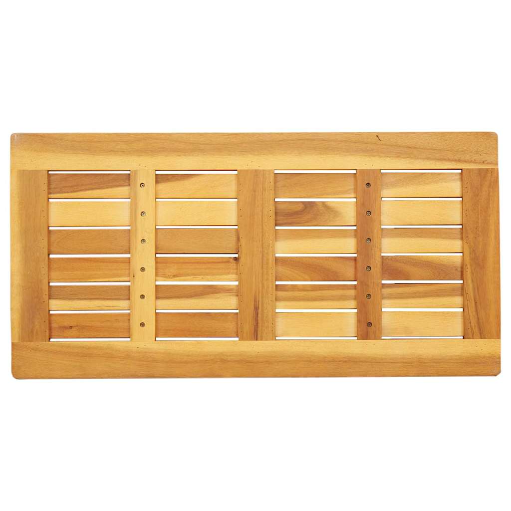 Table Top Oil Natural 80 x 40 x 2 cm Solid Acacia Wood