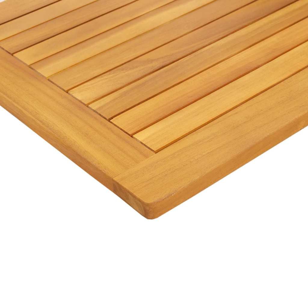 Table Top Oil Natural 100 x 50 x 2 cm Solid Acacia Wood