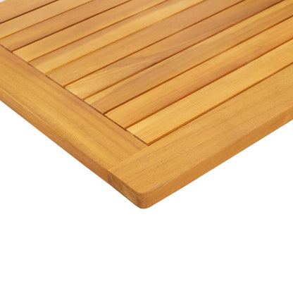 Table Top Oil Natural 100 x 50 x 2 cm Solid Acacia Wood
