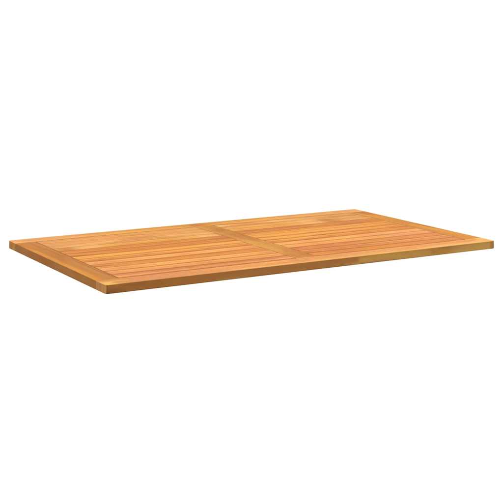 Table Top Oil Natural 120 x 70 x 2 cm Solid Acacia Wood