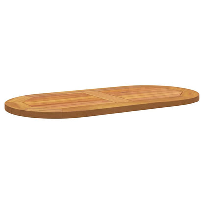Table Top Oil Natural 80 x 40 x 2 cm Solid Acacia Wood