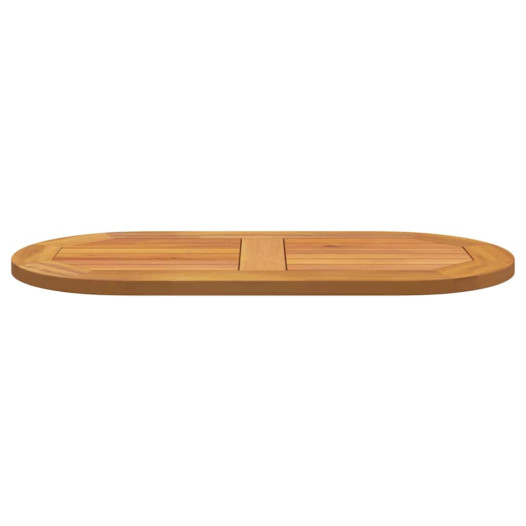 Table Top Oil Natural 80 x 40 x 2 cm Solid Acacia Wood
