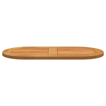 Table Top Oil Natural 80 x 40 x 2 cm Solid Acacia Wood