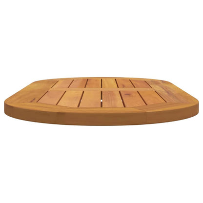 Table Top Oil Natural 80 x 40 x 2 cm Solid Acacia Wood