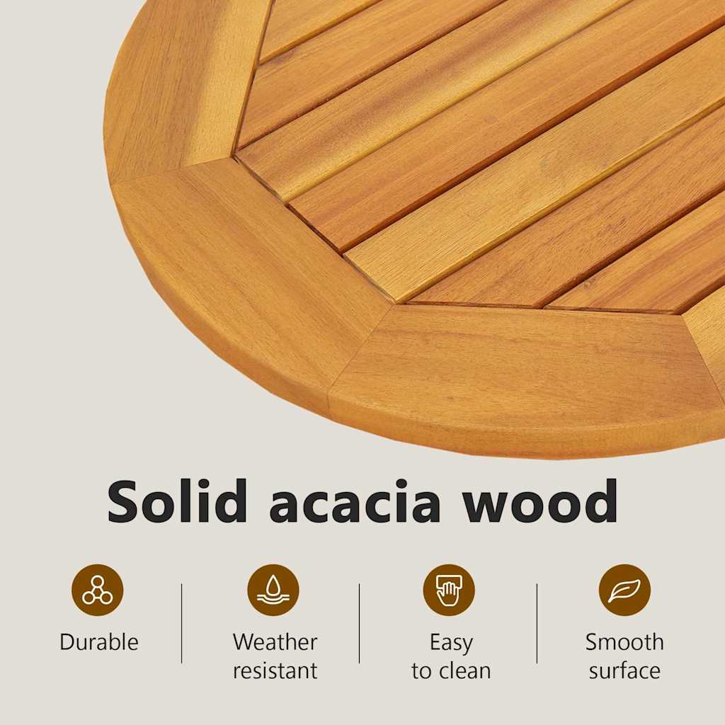 Table Top Oil Natural 90 x 45 x 2 cm Solid Acacia Wood