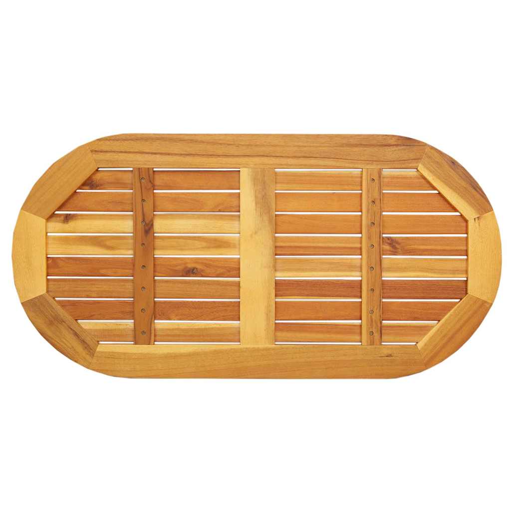 Table Top Oil Natural 100 x 50 x 2 cm Solid Acacia Wood