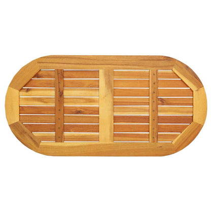 Table Top Oil Natural 100 x 50 x 2 cm Solid Acacia Wood