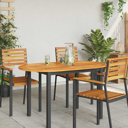 Table Top Oil Natural 120 x 70 x 2 cm Solid Acacia Wood