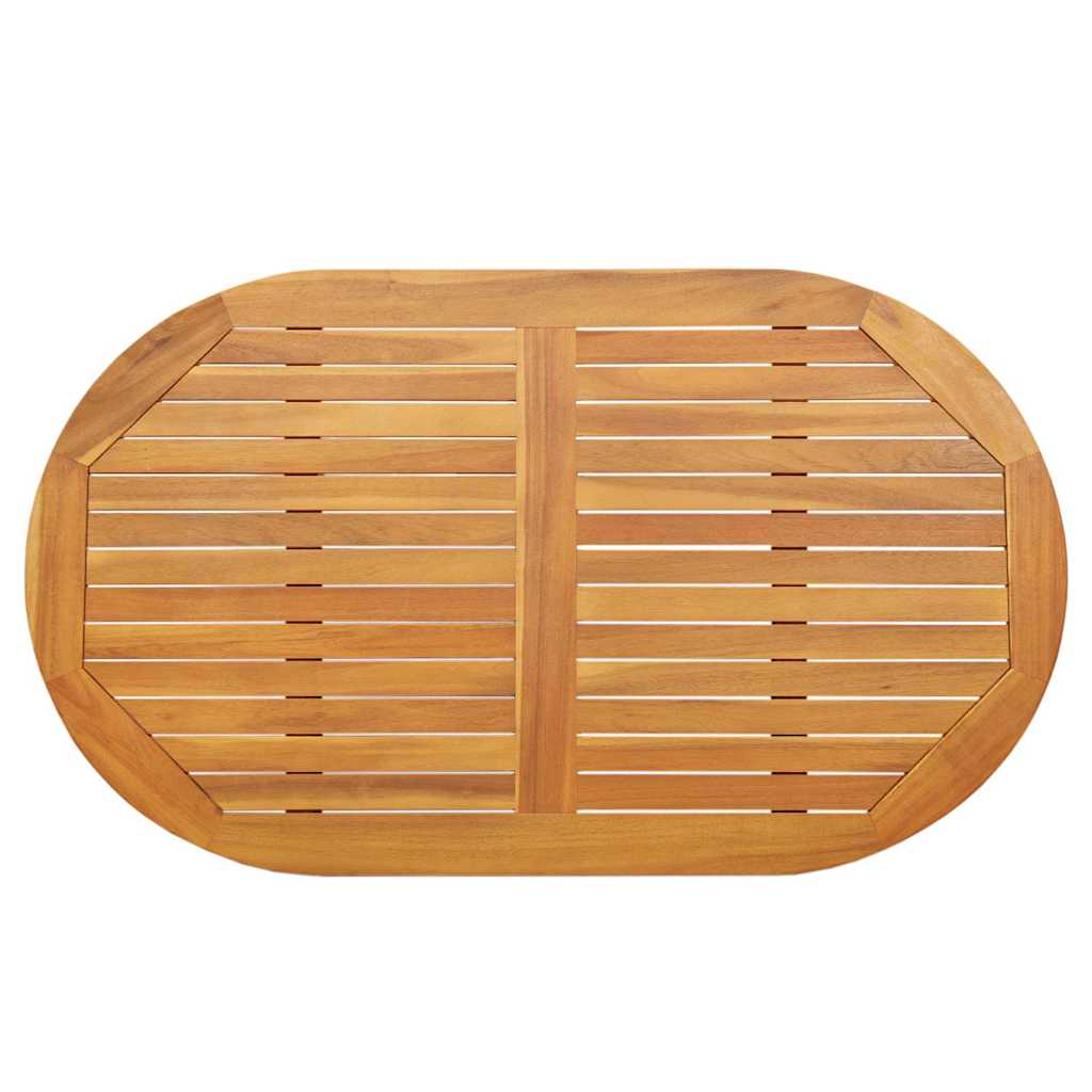 Table Top Oil Natural 120 x 70 x 2 cm Solid Acacia Wood