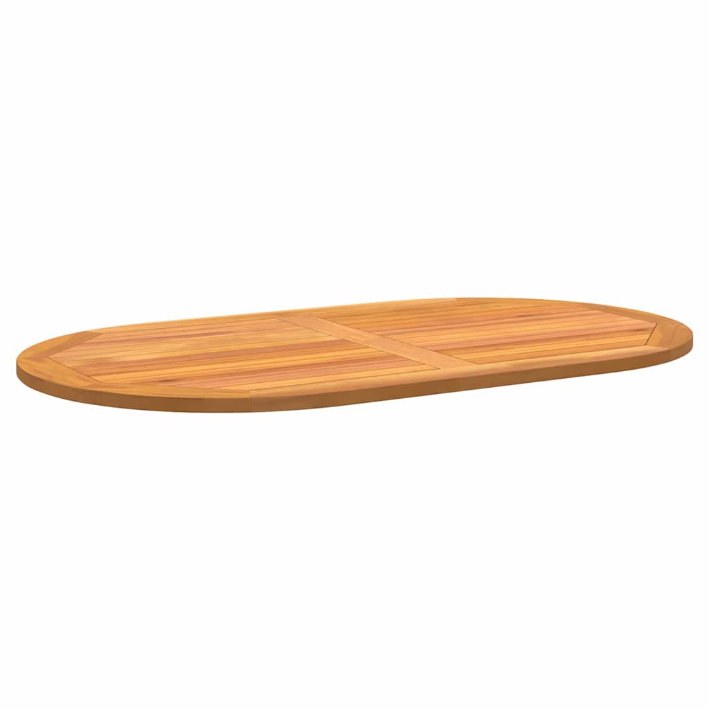 Table Top Oil Natural 120 x 70 x 2 cm Solid Acacia Wood