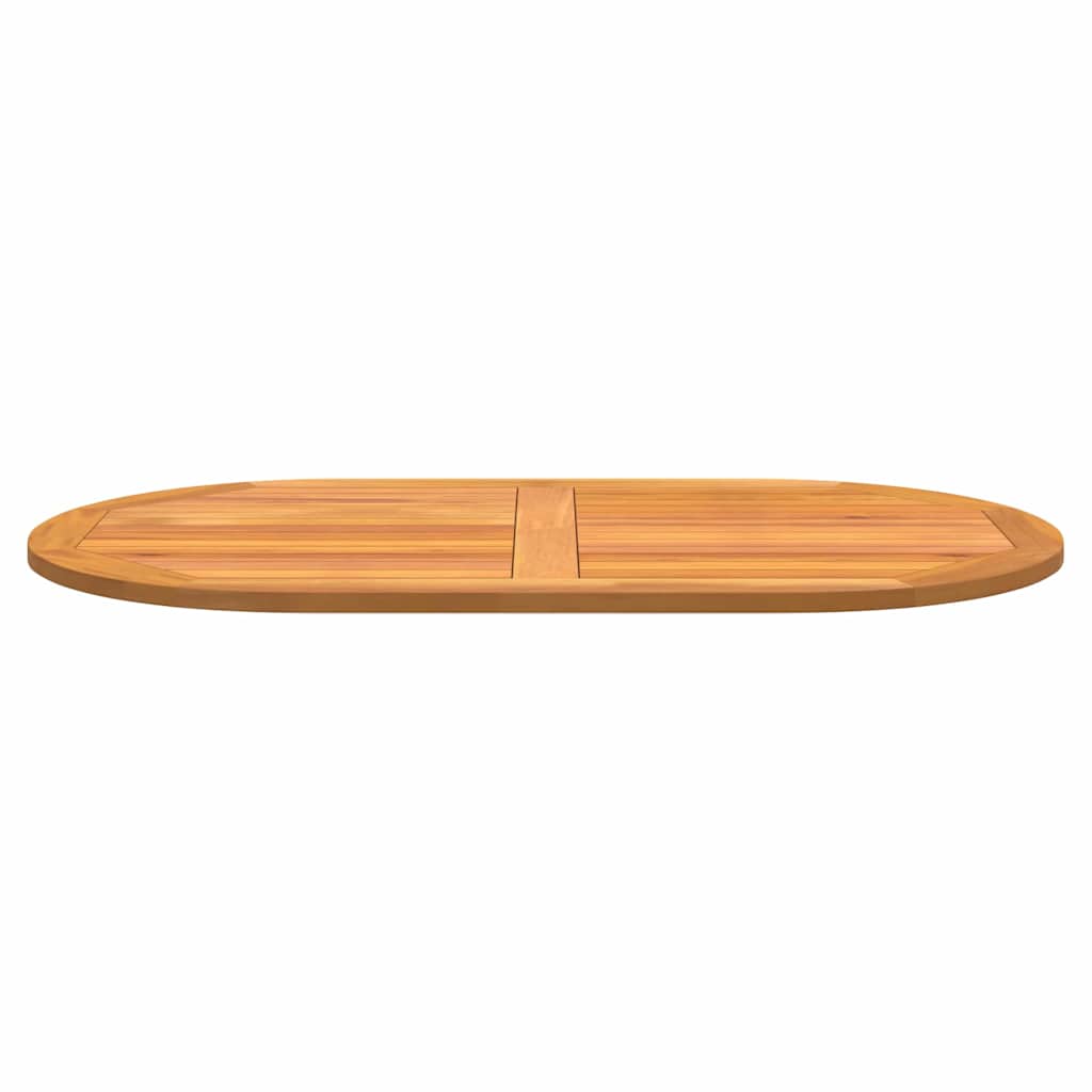 Table Top Oil Natural 120 x 70 x 2 cm Solid Acacia Wood