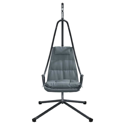Hanging Egg Chair Folding Anthracite 94 x 107 x 196.5 cm Steel