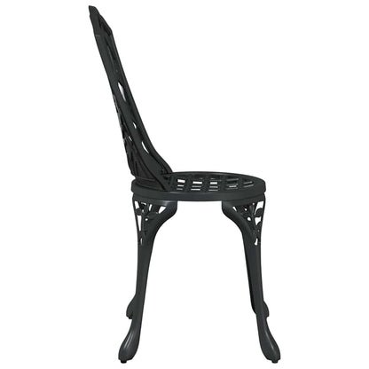 Garden Chair 2 pcs Black 39 x 40 x 87cm Aluminium
