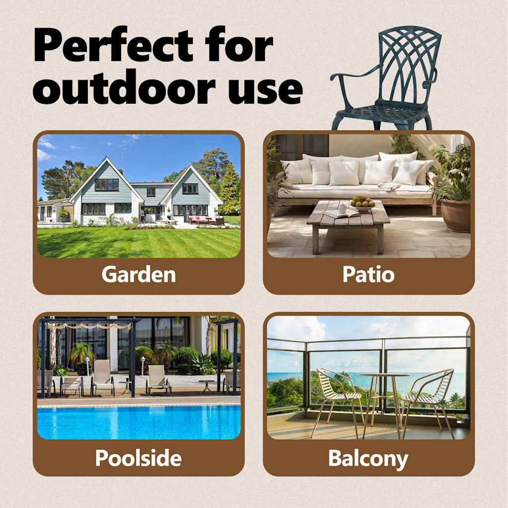 Garden Chair 2 pcs Green 53 x 51 x 88.5cm Aluminium