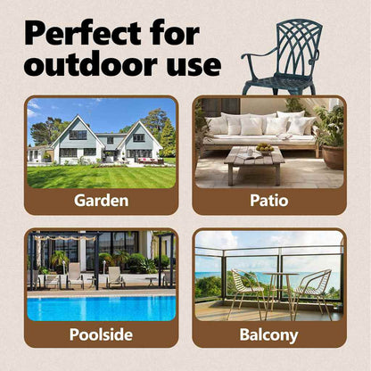 Garden Chair 2 pcs Green 53 x 51 x 88.5cm Aluminium