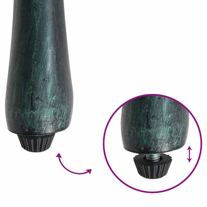 Garden Chair 4 pcs Green 61 x 60.5 x 93cm Aluminium