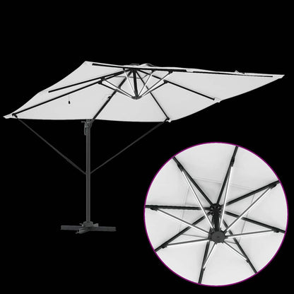 Umbrella Sand 286 x 284 x 270 cm Aluminium and Polyester