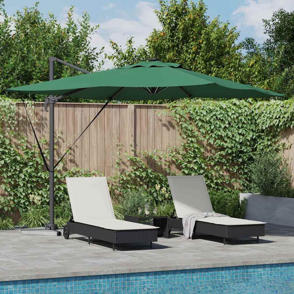 Umbrella Green 286 x 284 x 270 cm Aluminium and Polyester